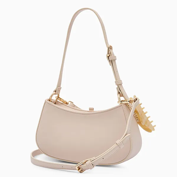 Túi Đeo Vai Nữ Lyn Wendy Brighton Shoulder Bag Light Beige L25FBWA013 Màu Be - Túi xách - Vua Hàng Hiệu