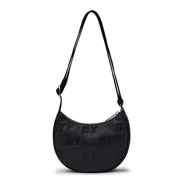 Túi Đeo Vai Nữ MLB Korea Classic Mono New Embo Crossbody New York Yankees Black 3ACRS024N-50BKS Màu Đen