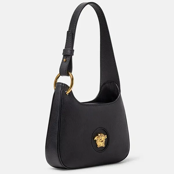 Túi Đeo Vai Nữ Versace Medusa Small Hobo Bag 1000802-DVIT3T-1B00V Màu Đen - Túi xách - Vua Hàng Hiệu