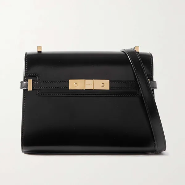 Túi Đeo Vai Nữ Yves Saint Laurent YSL Manhattan Mini Leather Shoulder Bag Màu Đen - Túi xách - Vua Hàng Hiệu