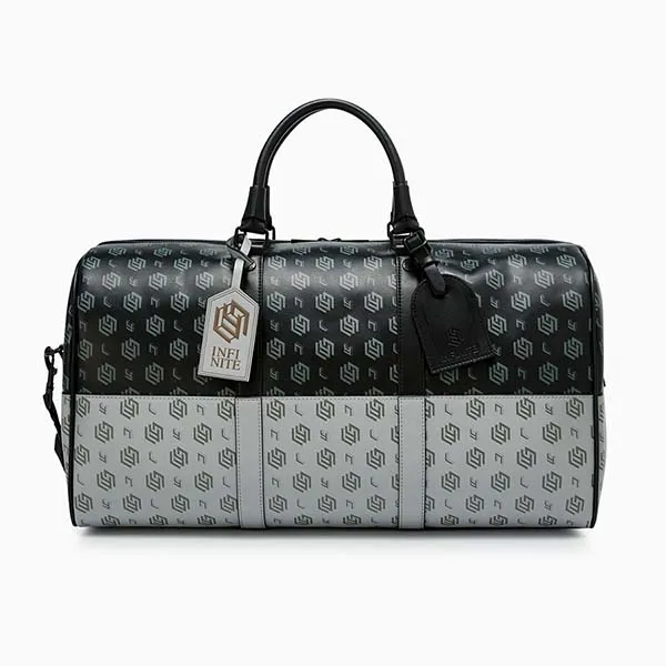 Túi Du Lịch Lyn Dune Montage Duffle Bag Handbag - Black LL25FBM667 Màu Đen Xám - Túi xách - Vua Hàng Hiệu