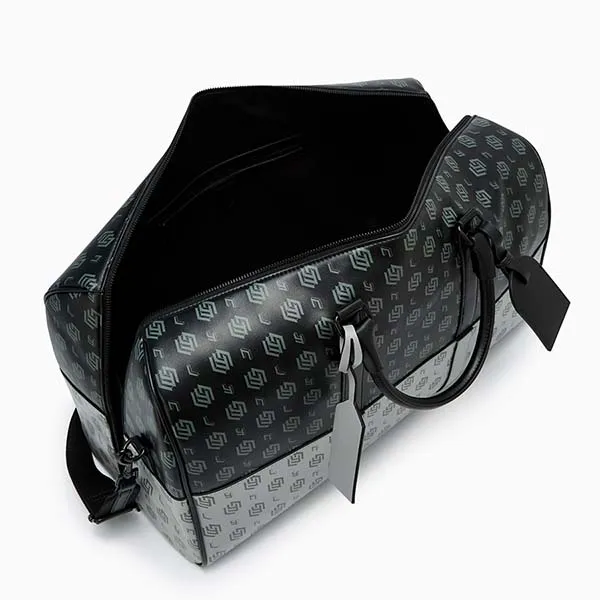 Túi Du Lịch Lyn Dune Montage Duffle Bag Handbag - Black LL25FBM667 Màu Đen Xám - Túi xách - Vua Hàng Hiệu