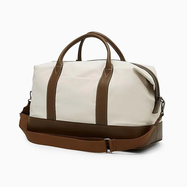 Túi Du Lịch Lyn Echoe Weekend Bag Handbag - Beige LL25FBM654 Màu Be Trắng - Túi xách - Vua Hàng Hiệu