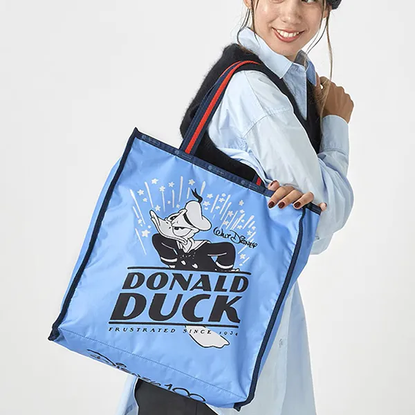 Túi Tote LeSportsac Donald Duck Disney Tote Bag Blue Màu Xanh - Túi xách - Vua Hàng Hiệu
