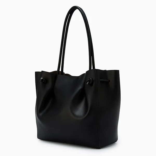 Túi Tote Nữ Lyn Fortune Cookies Tote Bag Black LL25CBF248 Màu Đen