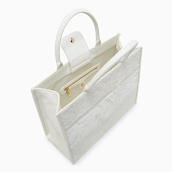 Túi Tote Nữ Lyn Gretta Infinite Tote Bag Off-White LL25CBM215 Màu Trắng - Túi xách - Vua Hàng Hiệu