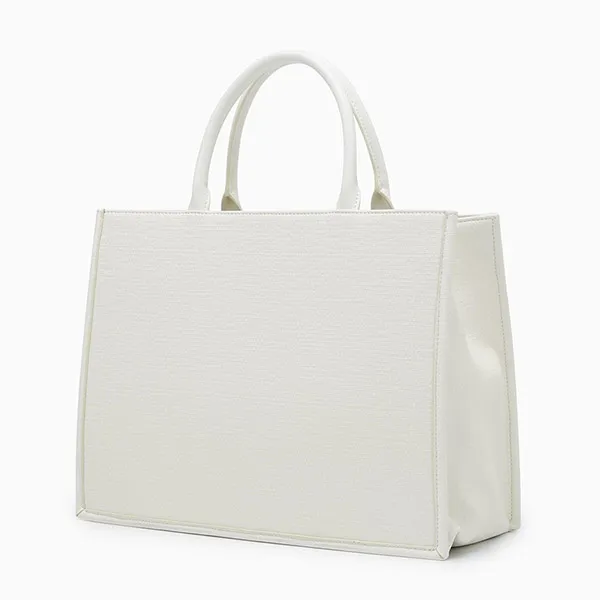 Túi Tote Nữ Lyn Gretta Infinite Tote Bag Off-White LL25CBM215 Màu Trắng - Túi xách - Vua Hàng Hiệu