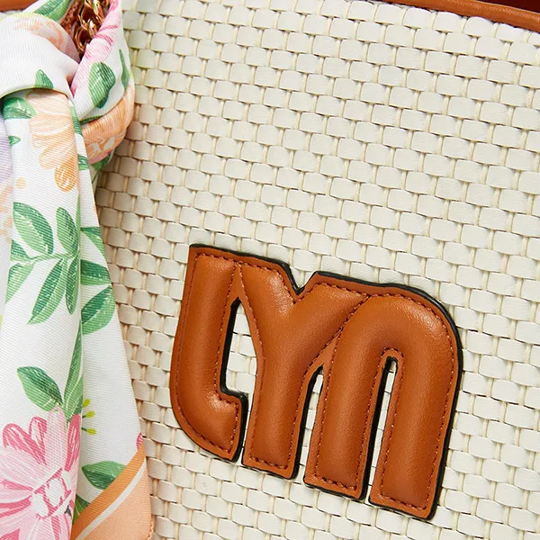 Túi Tote Nữ Lyn Rene M Tote Bag Tan LL25CBF269 Màu Nâu Trắng - Túi xách - Vua Hàng Hiệu