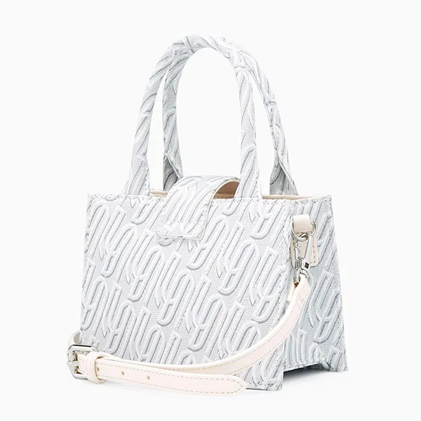 Túi Tote Nữ Lyn Viola Infinite Mini Tote Bag Light Grey LL24MBF346 Màu Xám Nhạt