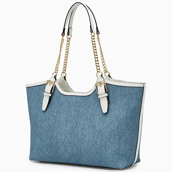 Túi Tote Nữ Lyn Wander Infinite Xl Tote Bag Blue Variation 2 LL25CBM188 Màu Xanh Nhạt - Túi xách - Vua Hàng Hiệu