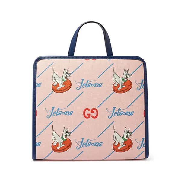 Túi Trẻ Em Gucci Kids Printed Jetsons Tote Bag Màu Hồng Cam - Túi xách - Vua Hàng Hiệu