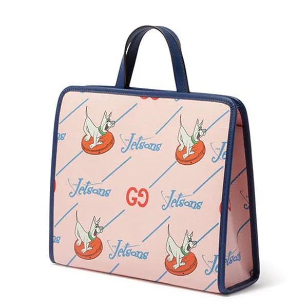 Túi Trẻ Em Gucci Kids Printed Jetsons Tote Bag Màu Hồng Cam - Túi xách - Vua Hàng Hiệu