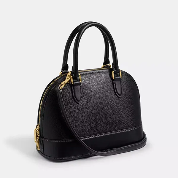Túi Xách Nữ Coach Sabrina Satchel Bag CAM55 Black Màu Đen