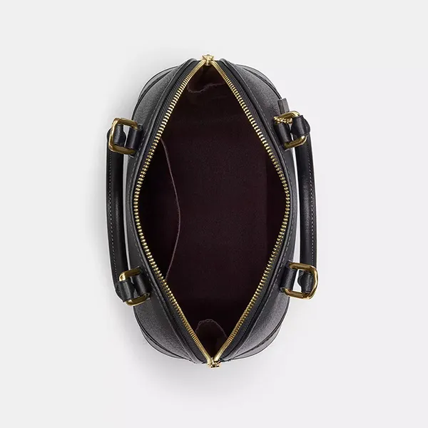 Túi Xách Nữ Coach Sabrina Satchel Bag CAM55 Black Màu Đen