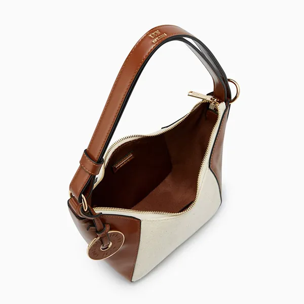Túi Xách Nữ Lyn Maya Hobo Handbag Light Beige LL25SBF971 Màu Nâu Be