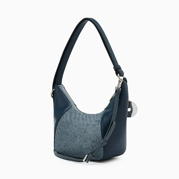 Túi Xách Nữ Lyn Maya Hobo Handbag Light Navy LL25SBF971 Màu Xanh
