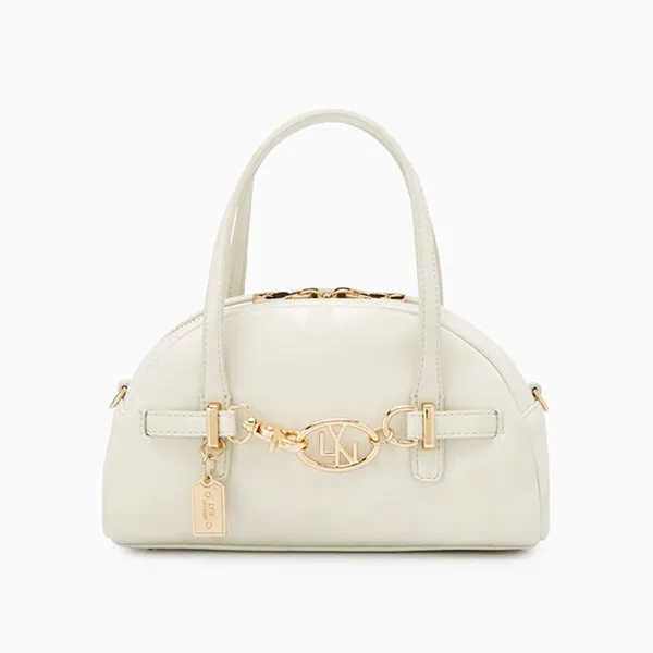 Túi Xách Nữ Lyn Tippy Handle Handbags White LL25CBF801 Màu Trắng