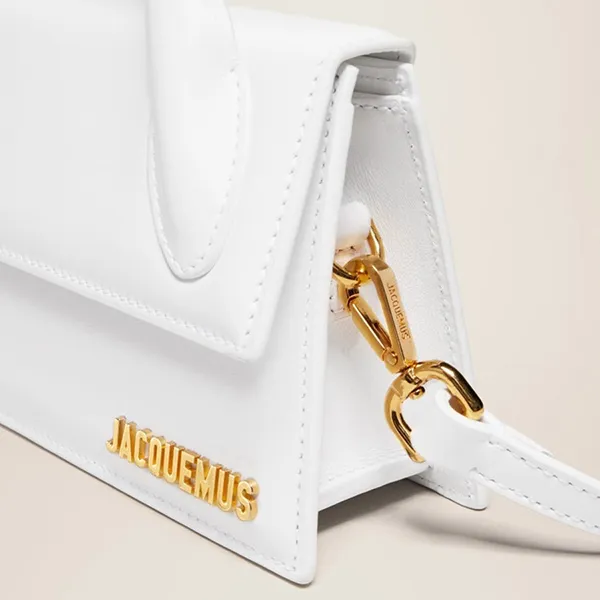 Túi Xách Tay Jacquemus Le Chiquito Long White Màu Trắng - Túi xách - Vua Hàng Hiệu