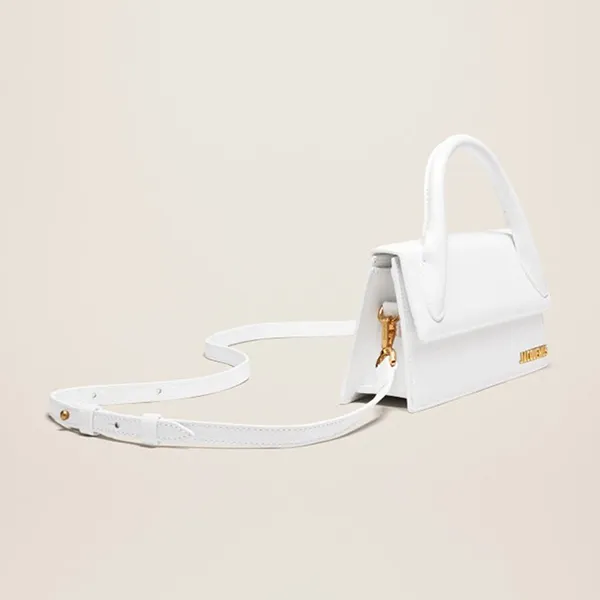 Túi Xách Tay Jacquemus Le Chiquito Long White Màu Trắng - Túi xách - Vua Hàng Hiệu