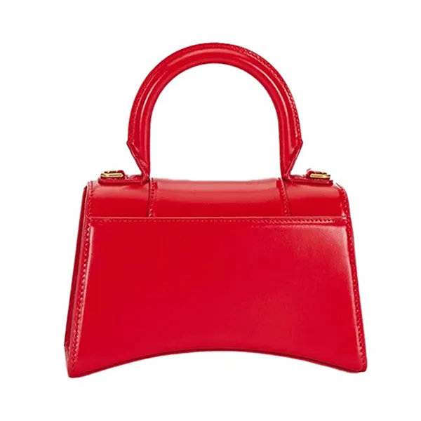 Túi Xách Tay Nữ Balenciaga Hourglass XS Bag 5928331QJ4M6406 Màu Đỏ - Túi xách - Vua Hàng Hiệu