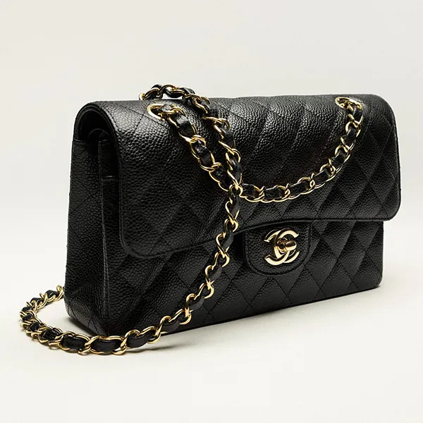 Túi Xách Tay Nữ Chanel Small Classic Handbag A01113-Y01864-C3906 Màu Đen