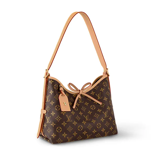 Túi Xách Tay Nữ Louis Vuitton LV Carryall PM Monogram Canvas M46203 Màu Nâu - Túi xách - Vua Hàng Hiệu