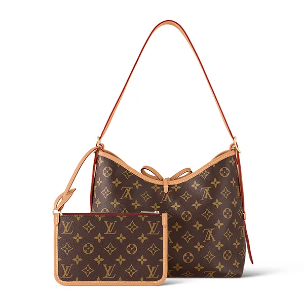 Túi Xách Tay Nữ Louis Vuitton LV Carryall PM Monogram Canvas M46203 Màu Nâu - Túi xách - Vua Hàng Hiệu