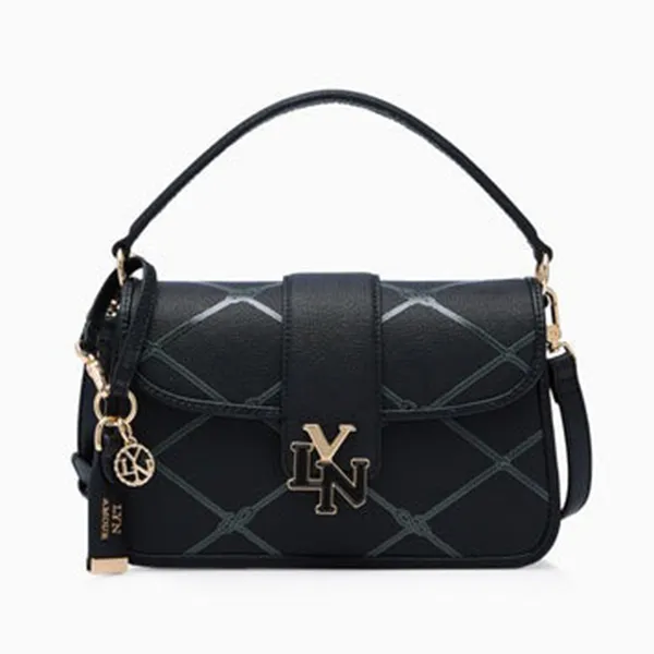Túi Xách Tay Nữ Lyn Dasha M Crossbody Bag Black LL25CBF294 Màu Đen