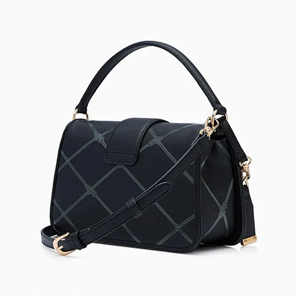 Túi Xách Tay Nữ Lyn Dasha M Crossbody Bag Black LL25CBF294 Màu Đen