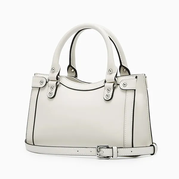Túi Xách Tay Nữ Lyn Galz Top Handle S Handbag White LL25FBM632 Màu Trắng - Túi xách - Vua Hàng Hiệu