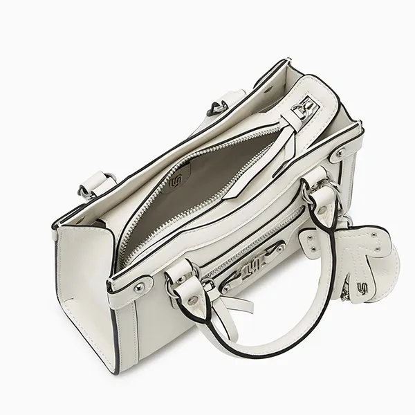 Túi Xách Tay Nữ Lyn Galz Top Handle S Handbag White LL25FBM632 Màu Trắng - Túi xách - Vua Hàng Hiệu