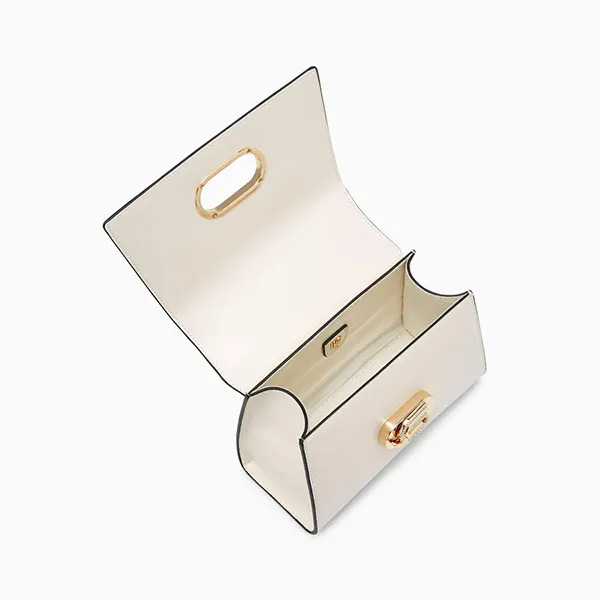 Túi Xách Tay Nữ Lyn Nyxia Infinite Top Handle Handbag Ivory LL25CBM258 Màu Trắng Ngà - Túi xách - Vua Hàng Hiệu