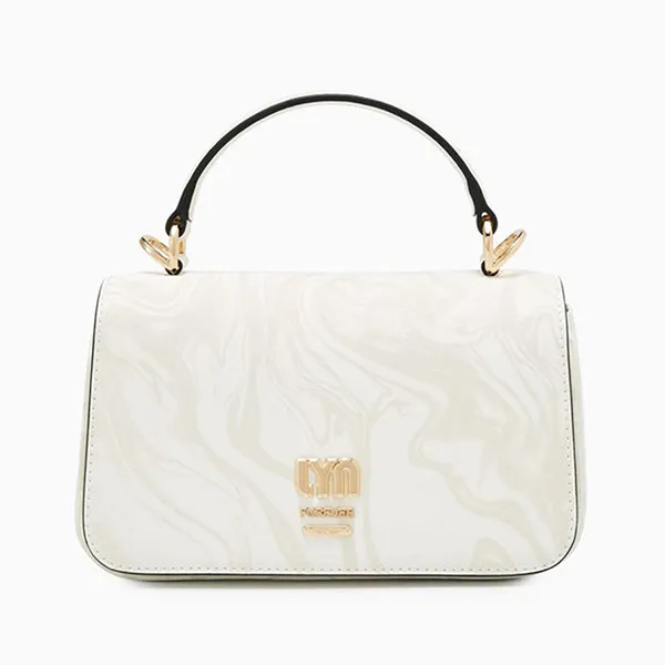 Túi Xách Tay Nữ Lyn Starlight XS Handbag Ivory LL25CBF263 Màu Trắng Ngà - Túi xách - Vua Hàng Hiệu