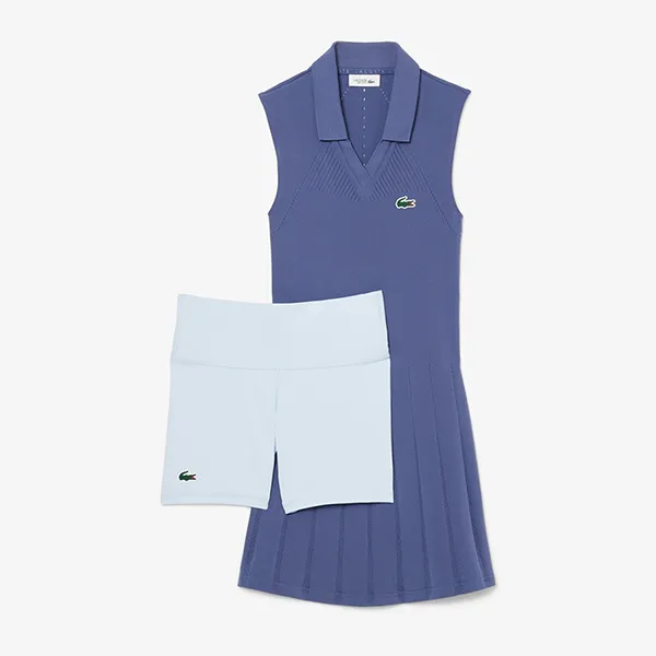 Váy Thể Thao Nữ Lacoste Stretch Tennis Dress And Shorts EF0615 51 HIG Màu Xanh Size 34 - Thời trang - Vua Hàng Hiệu