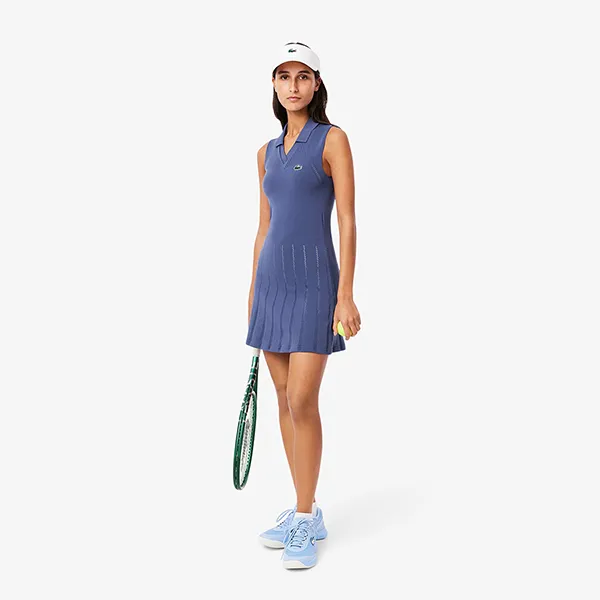 Váy Thể Thao Nữ Lacoste Stretch Tennis Dress And Shorts EF0615 51 HIG Màu Xanh Size 34 - Thời trang - Vua Hàng Hiệu
