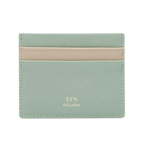 Ví Đựng Thẻ Nữ Lyn Babie Multi Card Holder Wallet - Green Variation 2 LL25CWF059 Màu Xanh Green - Túi xách - Vua Hàng Hiệu