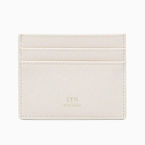 Ví Đựng Thẻ Nữ Lyn Babie Multi Card Holder Wallet - Ivory LL25CWF059 Màu Trắng Kem - Túi xách - Vua Hàng Hiệu