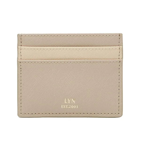 Ví Đựng Thẻ Nữ Lyn Babie Multi Card Holder Wallet - Light Beige LL25CWF059 Màu Be - Túi xách - Vua Hàng Hiệu