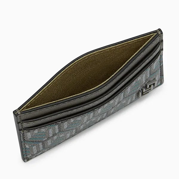 Ví Đựng Thẻ Nữ Lyn Dune Scape S Card Holder Wallet - Dark Green LL25FWM664 Màu Xanh Xám