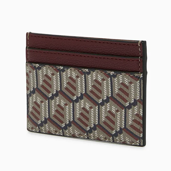 Ví Đựng Thẻ Nữ Lyn Dune Scape S Card Holder Wallet - Dark Red LL25FWM664 Màu Đỏ - Túi xách - Vua Hàng Hiệu
