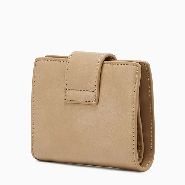 Ví Đựng Thẻ Nữ Lyn Handi Flap Wallet - Light Beige LL25CWF960 Màu Be - Túi xách - Vua Hàng Hiệu