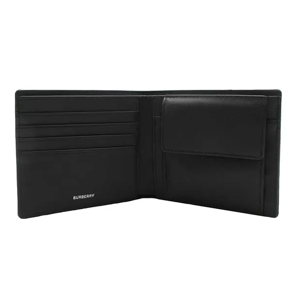 Ví Nam Burberry Check Bifold Wallet 8084065 Màu Xanh/Xám - Túi xách - Vua Hàng Hiệu