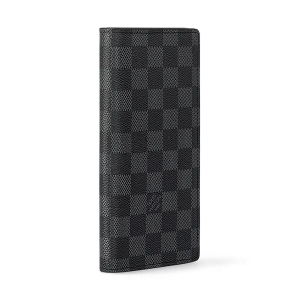 Ví Nam Louis Vuitton LV Knows Brazza N62665 Damier Màu Xám Đen