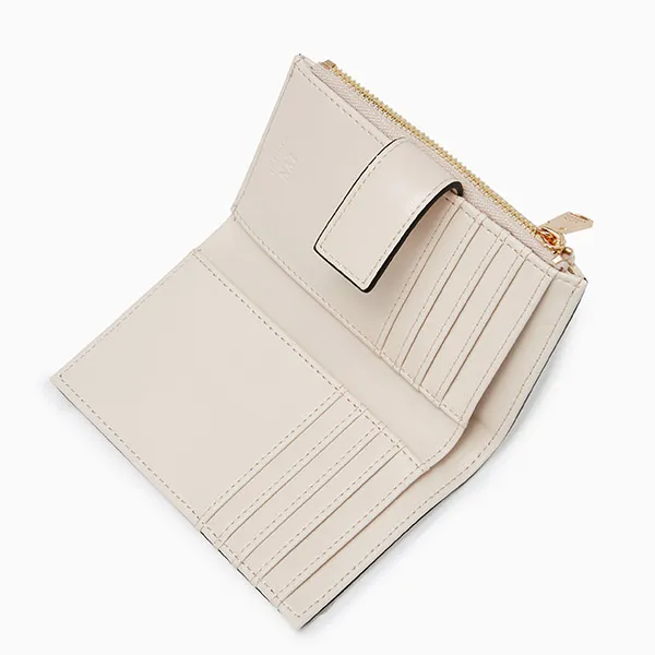 Ví Nữ Lyn Adria Bifold Wallet - Light Beige LL25FWT630 Màu Be Nhạt