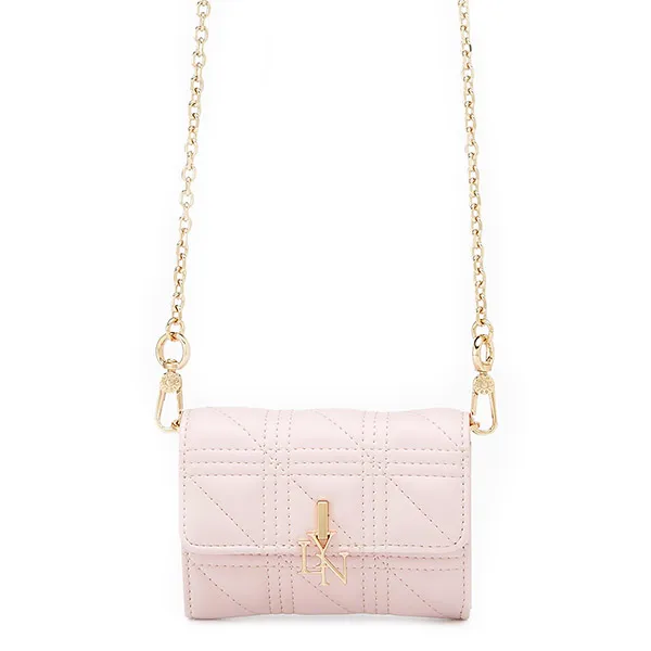 Ví Nữ Lyn Aurelia Short Wallet On Chain - Pink LL24FWF074 Màu Hồng - Túi xách - Vua Hàng Hiệu
