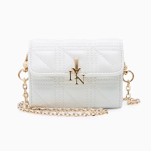 Ví Nữ Lyn Aurelia Short Wallet On Chain - White LL24FWF074 Màu Trắng - Túi xách - Vua Hàng Hiệu