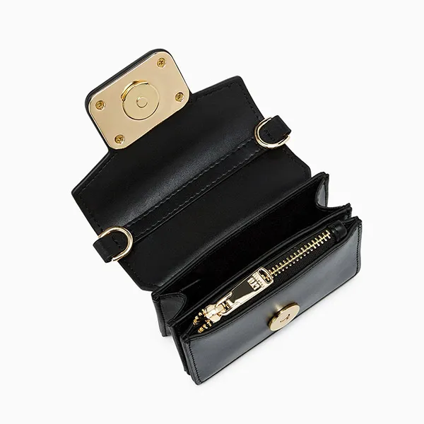 Ví Nữ Lyn Babie Wallet - Black LL25CWF063 Màu Đen - Túi xách - Vua Hàng Hiệu