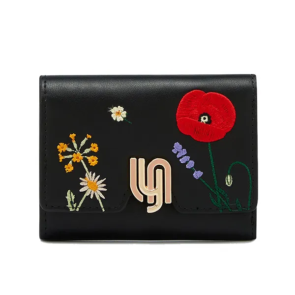 Ví Nữ Lyn Blossom Infinite Fold Wallet - Black LL25FWM008 Màu Đen - Túi xách - Vua Hàng Hiệu
