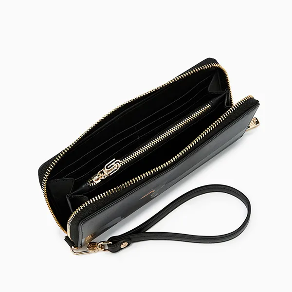 Ví Nữ Lyn Blossom Infinite Long Wallet - Printed Black LL25FWM009 Màu Đen - Túi xách - Vua Hàng Hiệu
