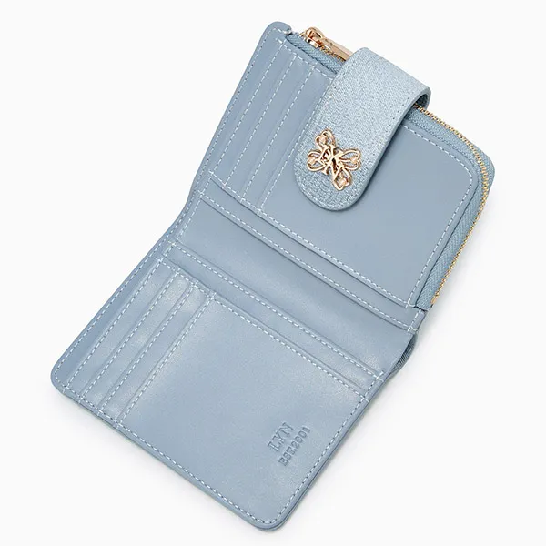 Ví Nữ Lyn Butterfly Short Wallet - Blue Variation 2 LL25CWF074 Màu Xanh Blue - Túi xách - Vua Hàng Hiệu